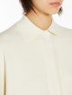 Белая блузка Max Mara из вискозной пряжи: фото 4 - Invogue