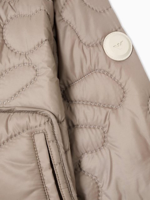 Коричнева куртка EMPORIO ARMANI KIDS : фото 3 - Invogue