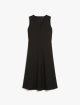 Чорна сукня Weekend Max Mara з віскози та льону: фото - Invogue