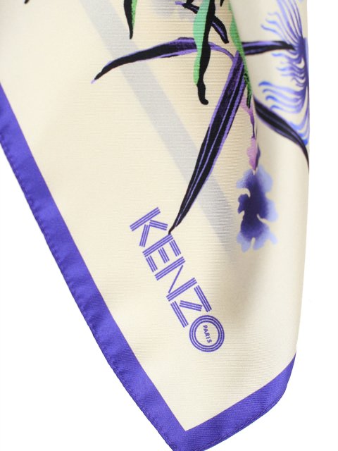 Белый платок KENZO: фото 7 - Invogue