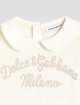 Разноцветный комбинезон, шапочка, слюнявчик DOLCE&GABBANA KIDS из хлопка: фото 3 - Invogue