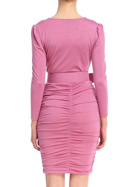 Розовое платье MARELLA: фото 4 - Invogue