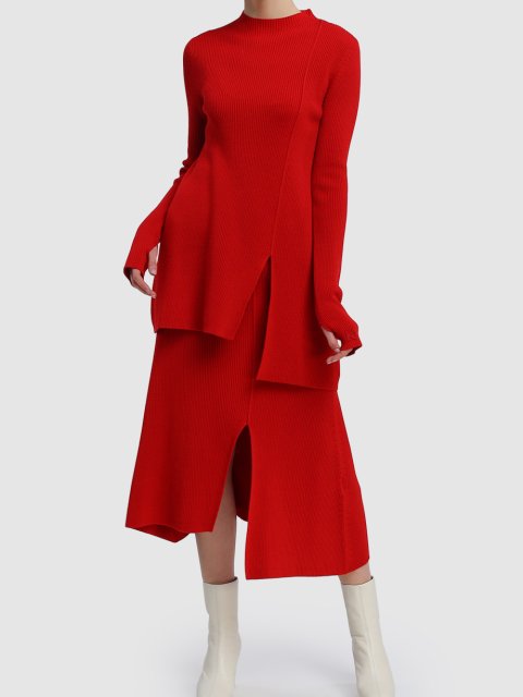 Красная юбка KENZO: фото 1 - Invogue