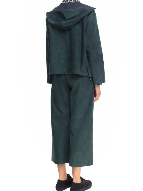 Зелёные брюки WEEKEND MAX MARA: фото 2 - Invogue