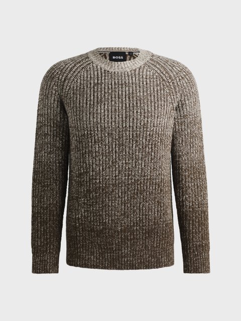 Бежевий светр BOSS з ефектом деграде: фото - Invogue