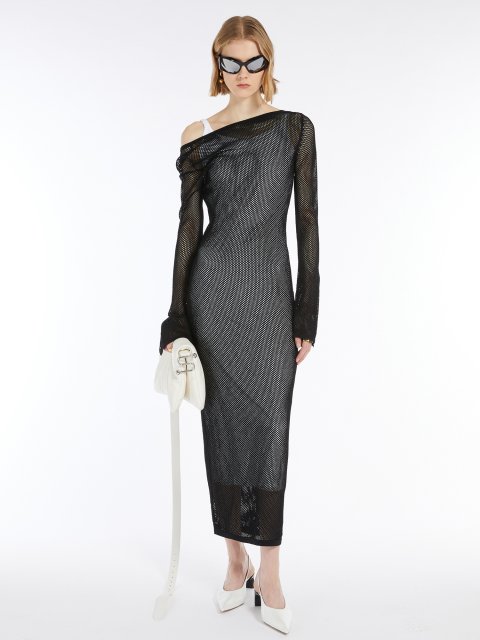Довга сукня Sportmax з сітки: фото 1 - Invogue