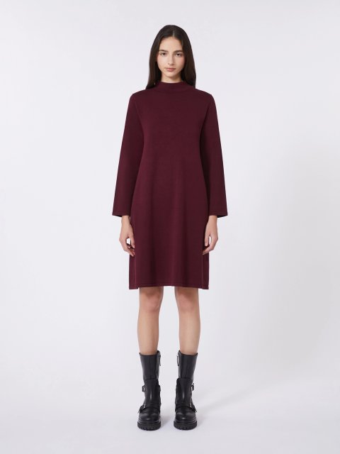 Бордова сукня WEEKEND MAX MARA з еластичної віскози: фото 3 - Invogue