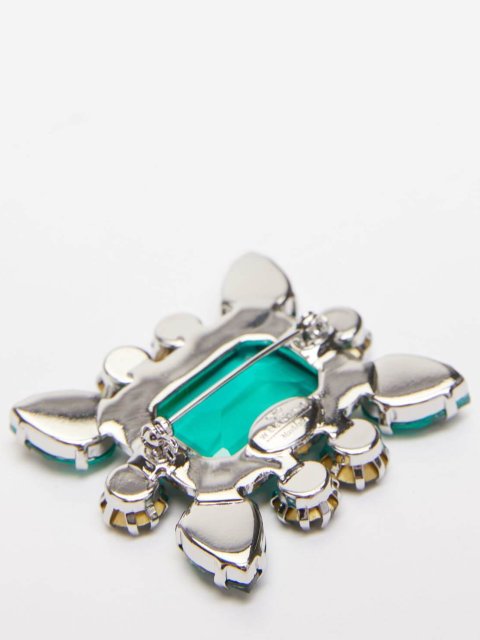 Зелена брошка WEEKEND ACCESSORIES : фото 1 - Invogue