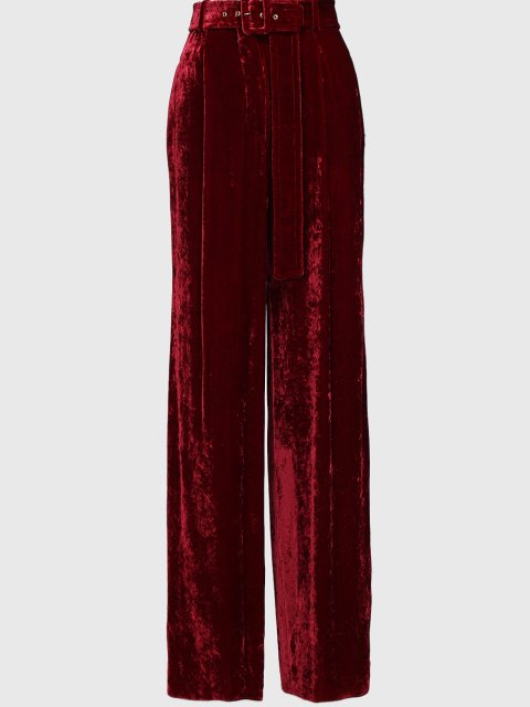 Бордові брюки SPORTMAX : фото - Invogue