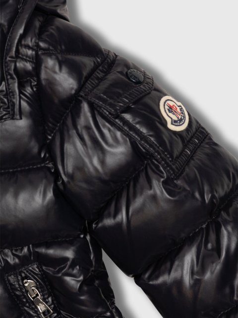 Темно-синя куртка MONCLER ENFANT : фото 2 - Invogue