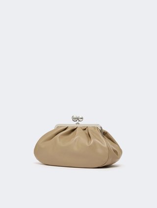 Темно-бежевая сумка Pasticcino Weekend MaxMara кожаная: фото 2 - Invogue