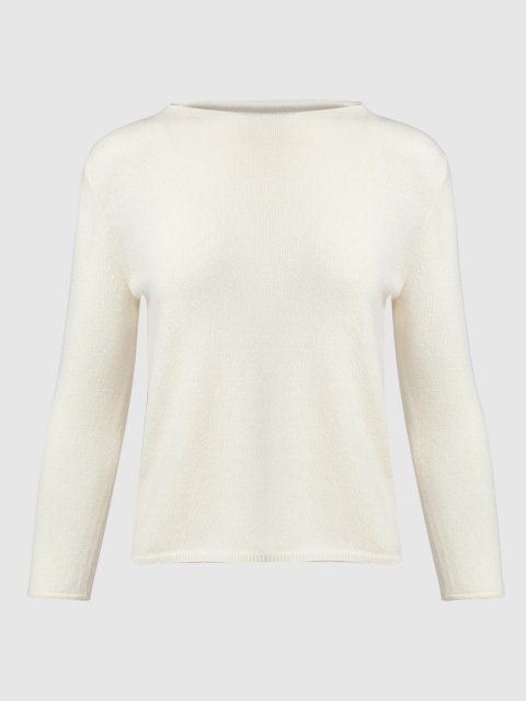 Молочный свитер MARELLA: фото - Invogue