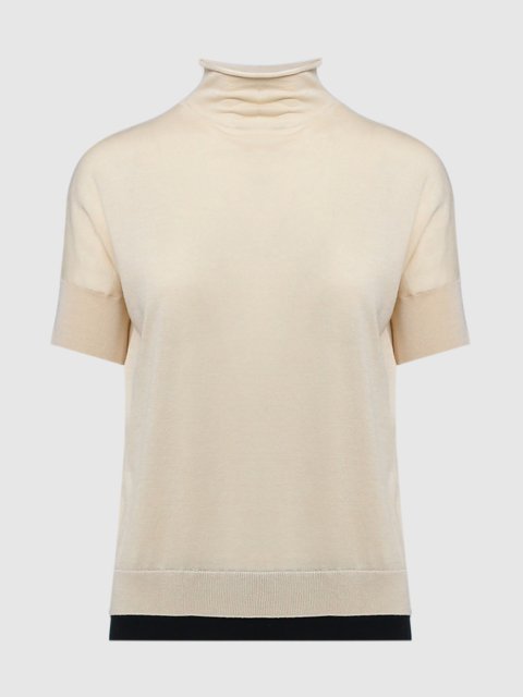 Молочный свитер MAX MARA: фото - Invogue