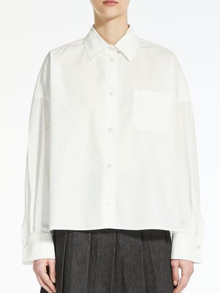 Белая рубашка WEEKEND MAX MARA: фото 1 - Invogue