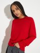 Красный свитер MAX&CO из мериносовой шерсти: фото 2 - Invogue
