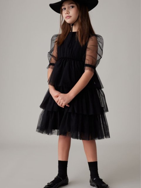 Чорна сукня IL GUFO : фото 4 - Invogue