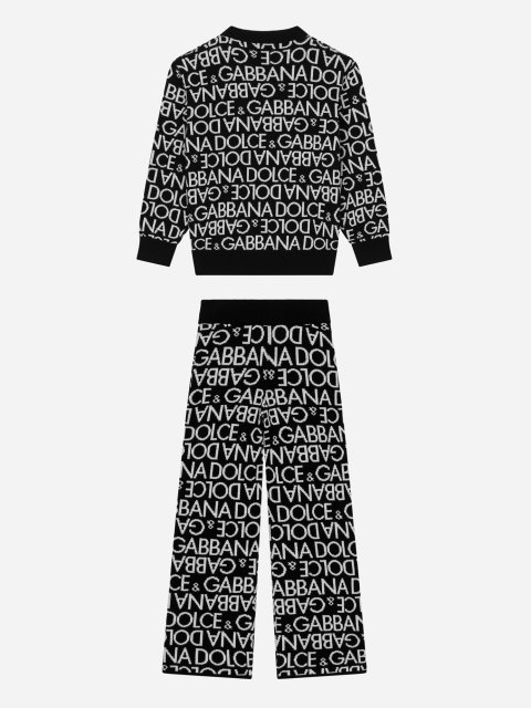 Різнокольоровий светр, штани DOLCE&GABBANA KIDS: фото 1 - Invogue