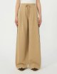 Світло-коричневі штани WEEKEND MAX MARA з бавовняного трикотажу: фото 2 - Invogue