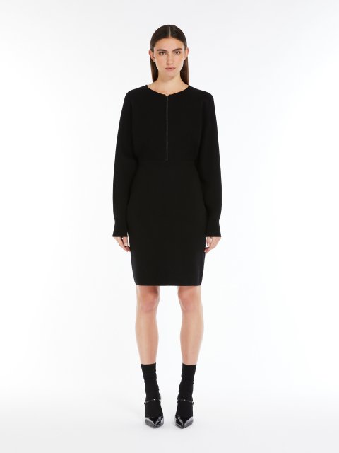Чорна сукня Max Mara з вовни та віскози: фото 1 - Invogue