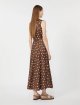 Коричнева сукня Max Mara з шовкового твілу: фото 2 - Invogue