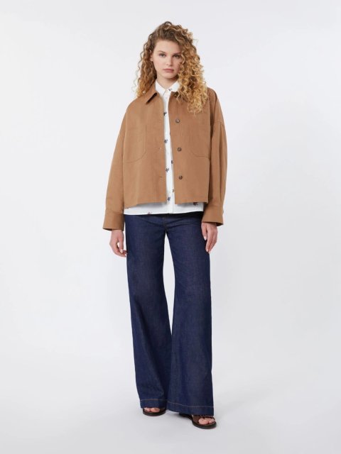 Темно-сині джинси Weekend Max Mara з бавовни та льону: фото 1 - Invogue