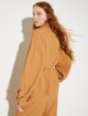 Теракотова сорочка Max&Co з гофрованого атласу: фото 3 - Invogue
