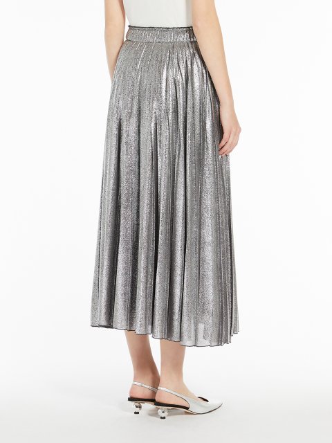 Срібляста спідниця WEEKEND MAX MARA довга: фото 3 - Invogue