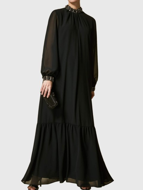 Чорна сукня MARINA RINALDI : фото 3 - Invogue