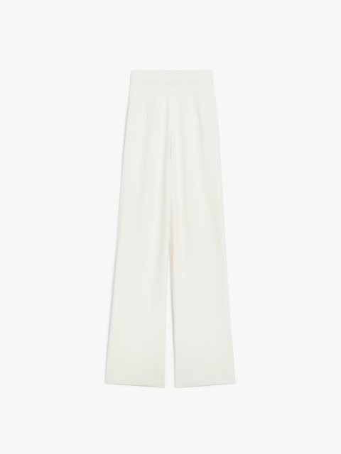 Білі брюки Max Mara з віскози: фото - Invogue