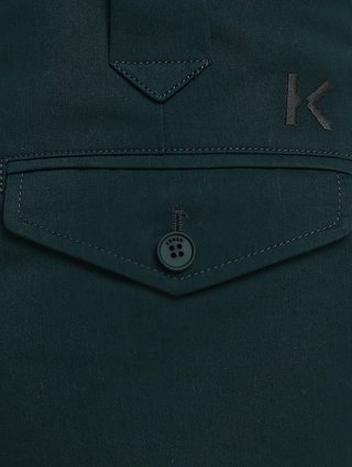 Зелёные брюки KENZO: фото 5 - Invogue