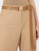 Темно-бежеві брюки MAX MARA з бавовняної саржі: фото 4 - Invogue