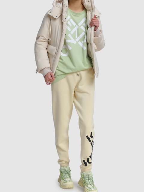 Зелёные сникерсы KENZO: фото 2 - Invogue