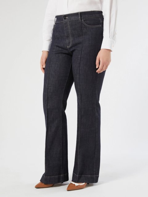 Темно-сині джинси MARINA RINALDI з еластичної бавовни: фото 2 - Invogue