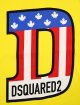 Жёлтая футболка DSQUARED KID: фото 4 - Invogue