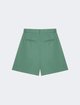 Зелёные шорты Weekend Max Mara из льна: фото 1 - Invogue