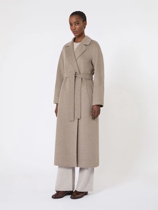 Серое пальто MAX MARA из шерсти: фото 2 - Invogue