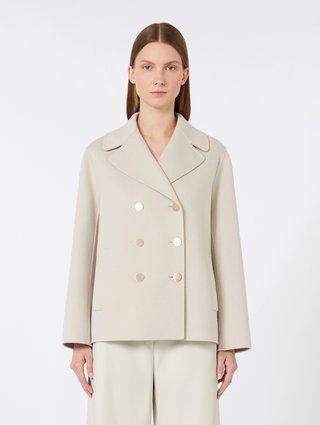Бежевий жакет MAX MARA з чистої вовни: фото 2 - Invogue
