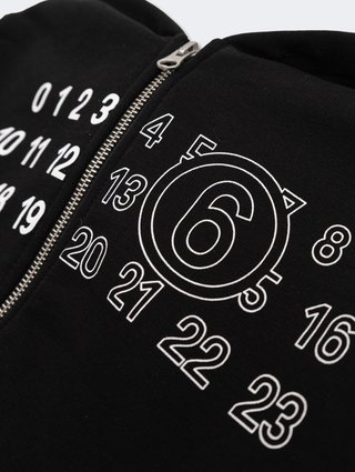 Чорний костюм MM6 Maison Margiela з бавовни: фото 3 - Invogue