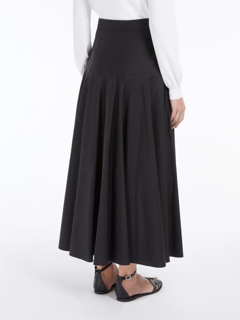 Чорна спідниця Max Mara бавовняна: фото 3 - Invogue