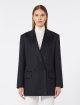 Темно-синій жакет MAX MARA з вовни: фото 2 - Invogue