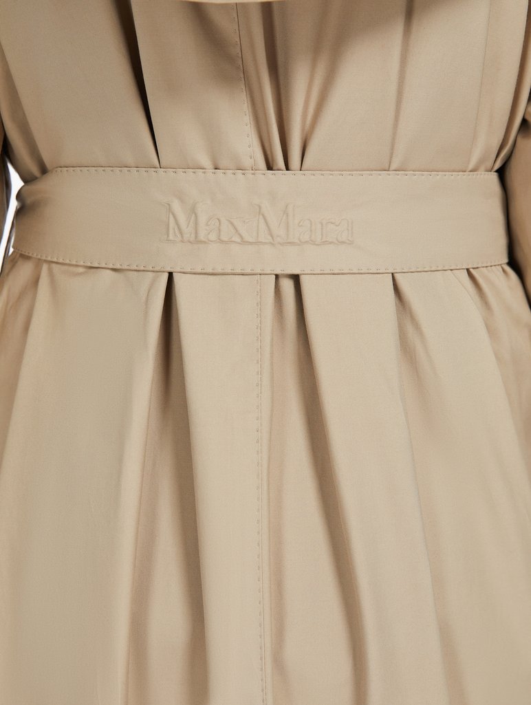 Бежевий тренч Max Mara оверсайз: фото 5 - Invogue