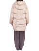 Бежевий пуховик WEEKEND MAX MARA: фото 2 - Invogue