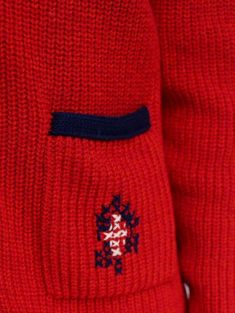 Червоний кардиган JEJIA : фото 4 - Invogue