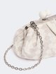Біла сумка Pasticcino Weekend Max Mara з льону та бавовни: фото 3 - Invogue