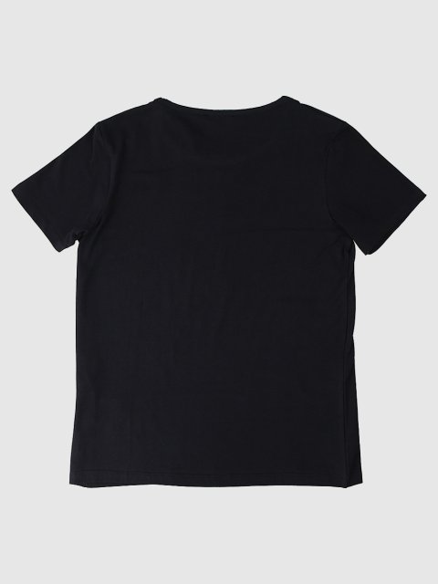 Чёрная футболка PATRIZIA PEPE KIDS: фото 1 - Invogue
