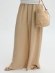 Темно-бежевые брюки By Malene Birger свободного кроя: фото 2 - Invogue
