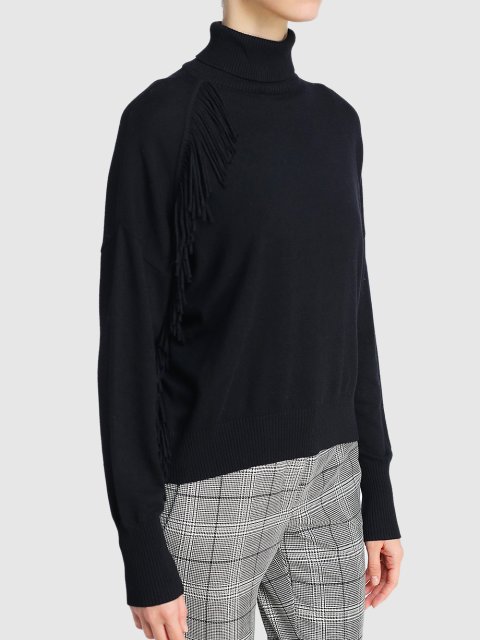 Чёрный гольф MARELLA: фото 3 - Invogue