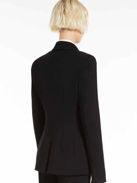 Двобортний чорний жакет SPORTMAX: фото 2 - Invogue