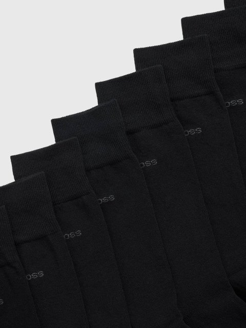 Чёрные носки BOSS: фото 1 - Invogue