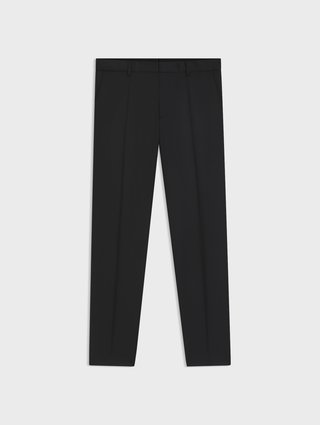 Чёрные брюки BOSS из шерсти: фото - Invogue